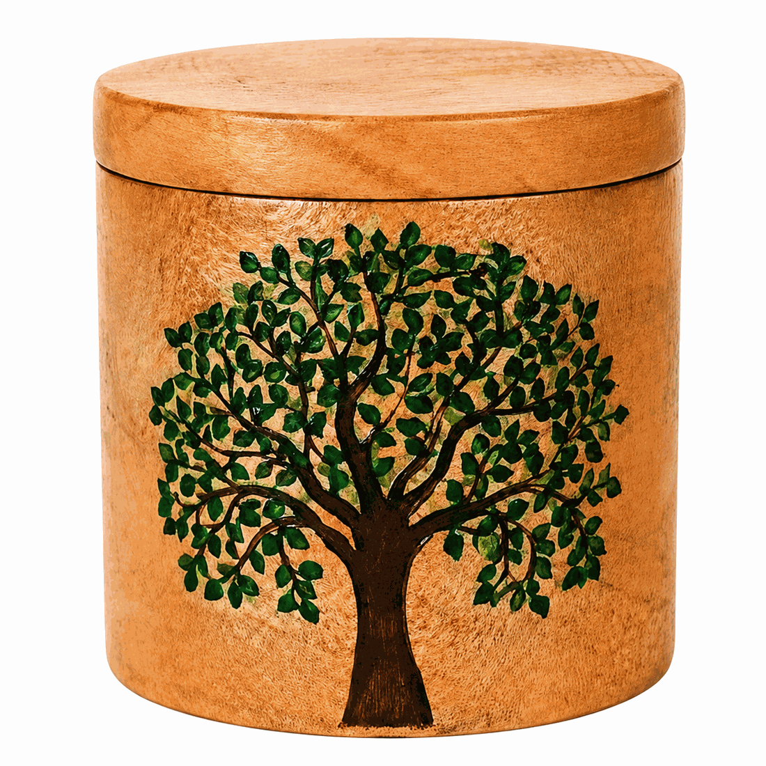 Wooden Tree of Life Cremation Urn