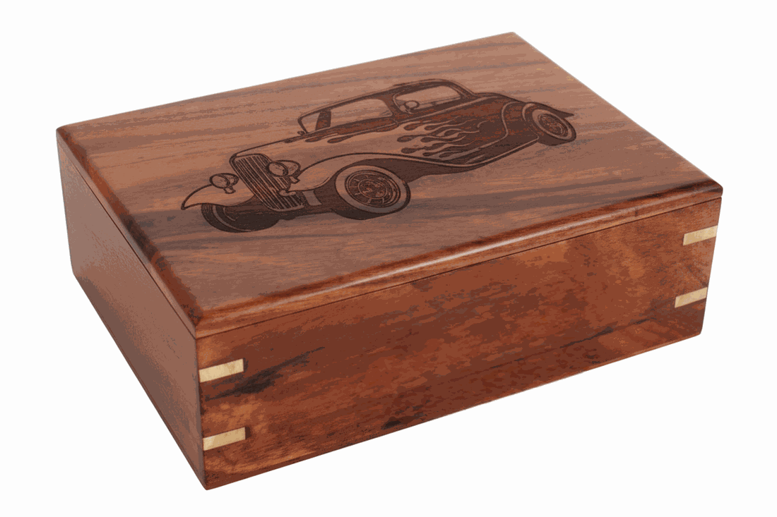 Wooden – Vintage Classic Car Memorial Cremation Urn