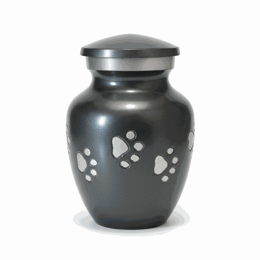 Vass Shape Pet Cremation Urn Black