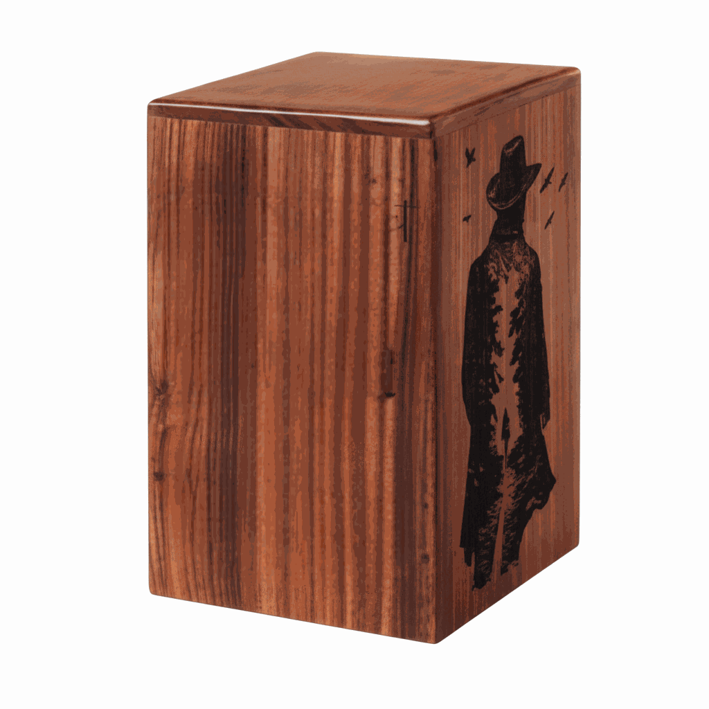 Personalized Wooden Elegant Memorial Ashes Cremation Urn